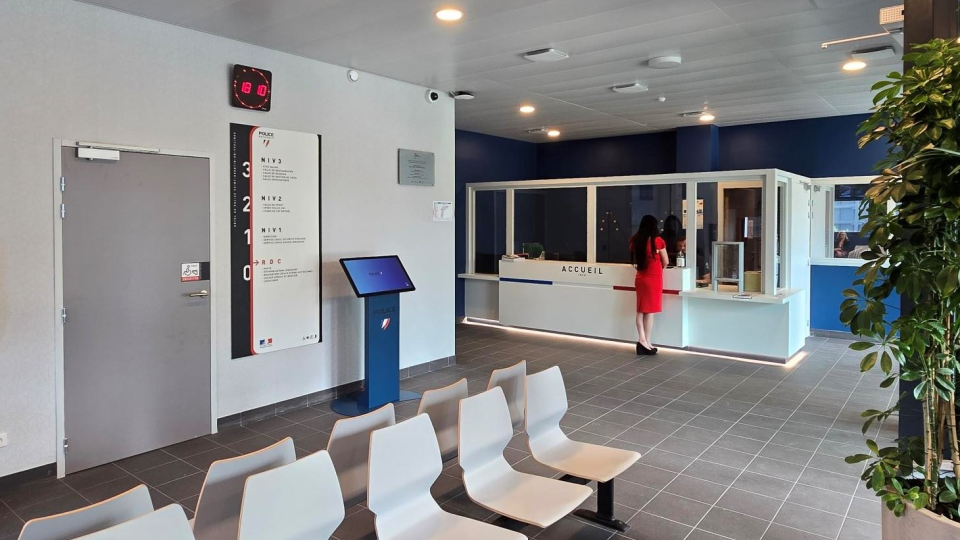 Accueil d'un commissariat